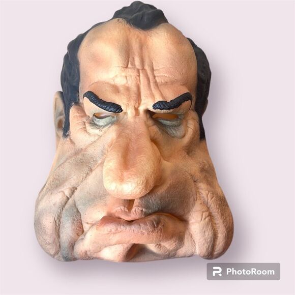ILLUSIVE CONCEPTS 1996 Vintage Richard Nixon Rubber Mask - Picture 1 of 8